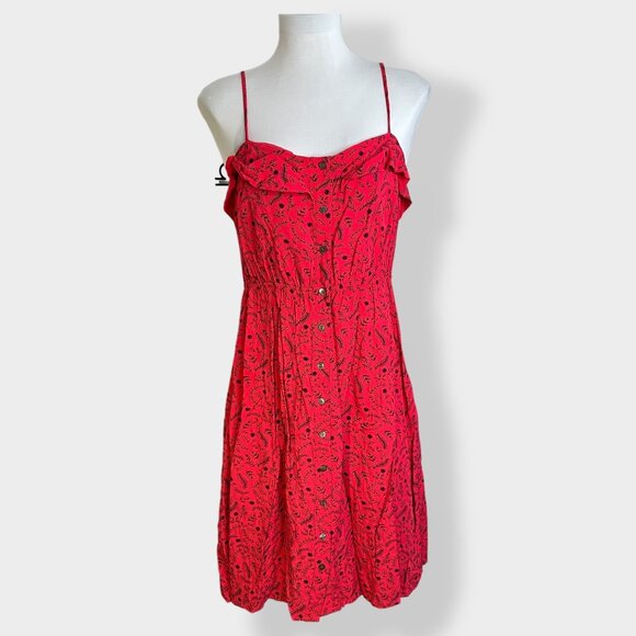 Universal Thread‎ Red Floral Sleeveless Dress - Picture 1 of 4